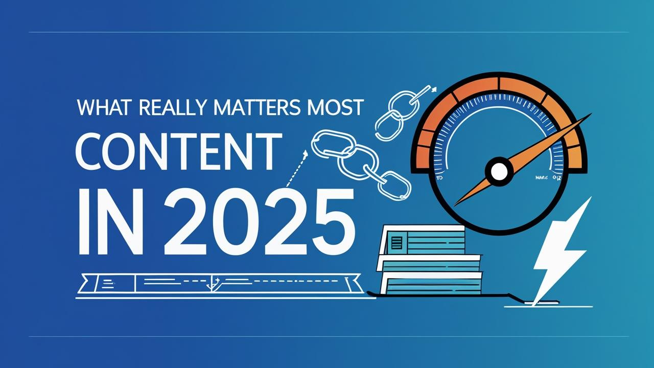 Backlinks, Content, or Speed What Really Matters Most for SEO in 2025
